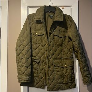J Crew quilted barn jacket